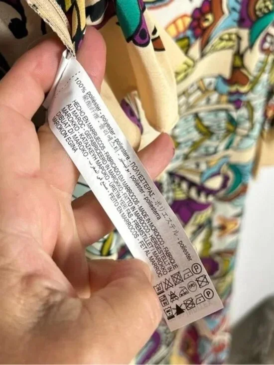 BLOGGERS FAV ZARA MULTICOLORED PRINTED DRESS - Picture 8 of 13